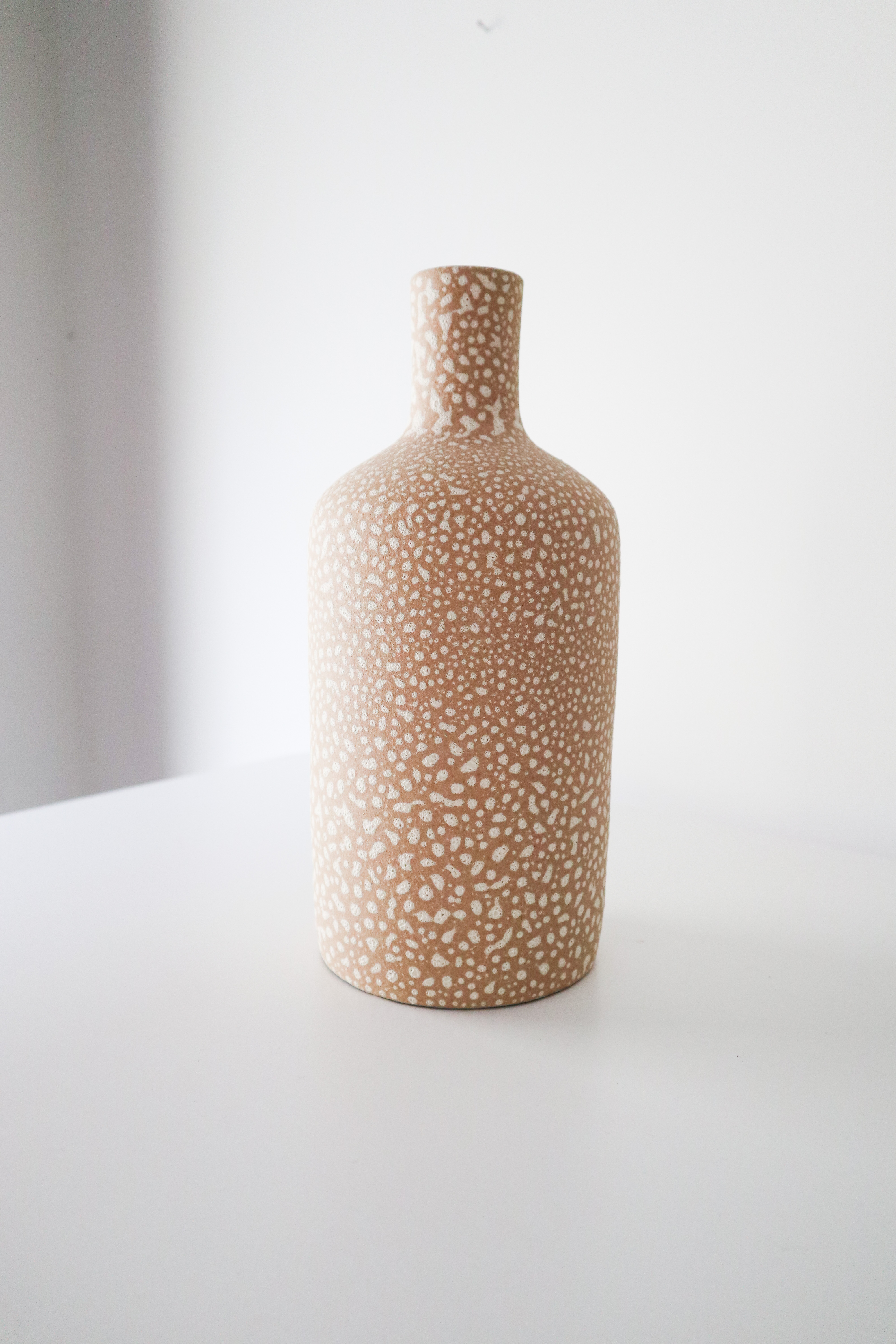 waterproof Textured Ceramic Vase • Wabi Sabi Organic Modern Pottery • Minimalist Home Decor Mio