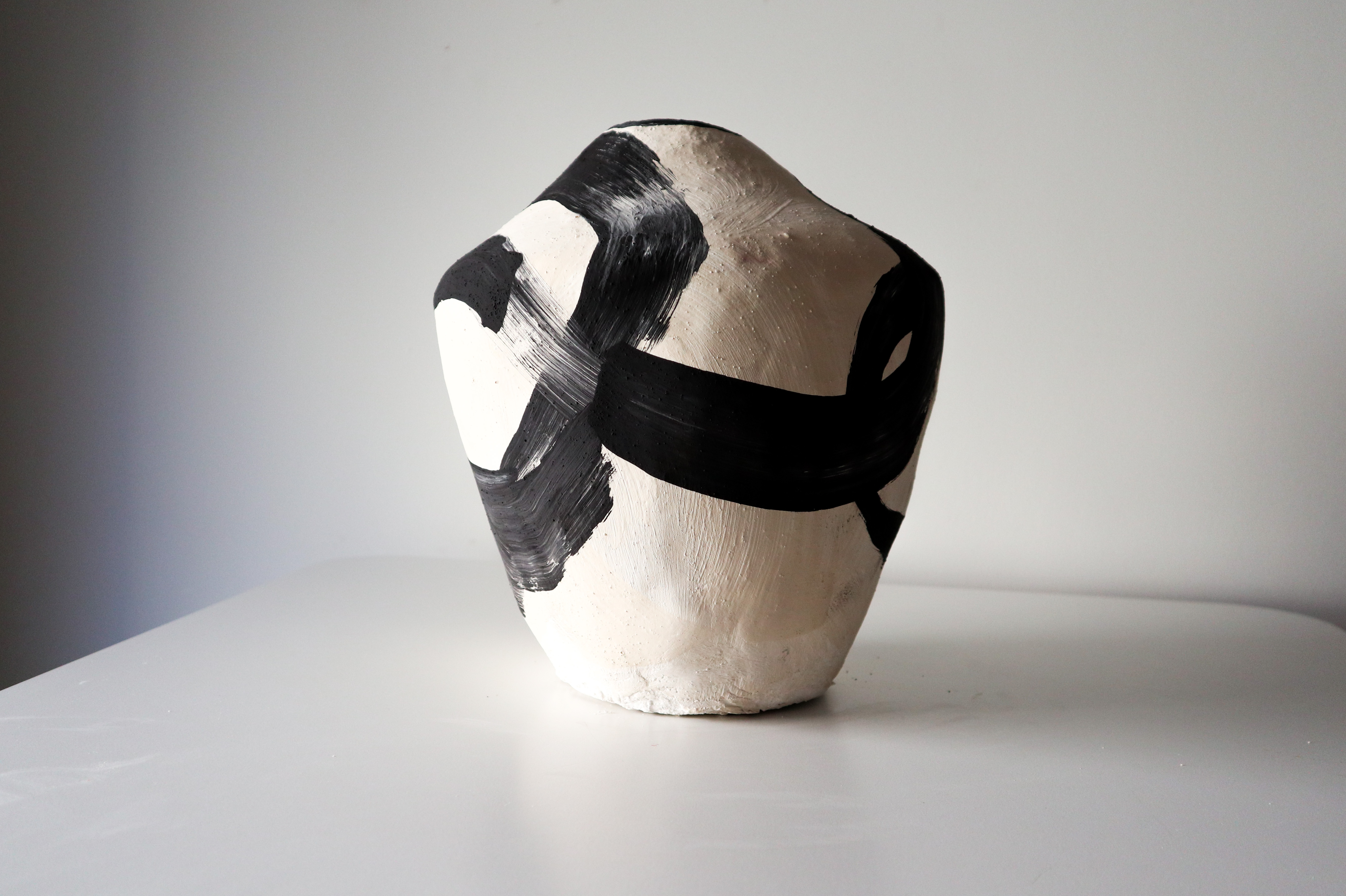Sculptural Ceramic Vase • Wabi Sabi Organic Modern Pottery • Minimalist Home Decor Kasane