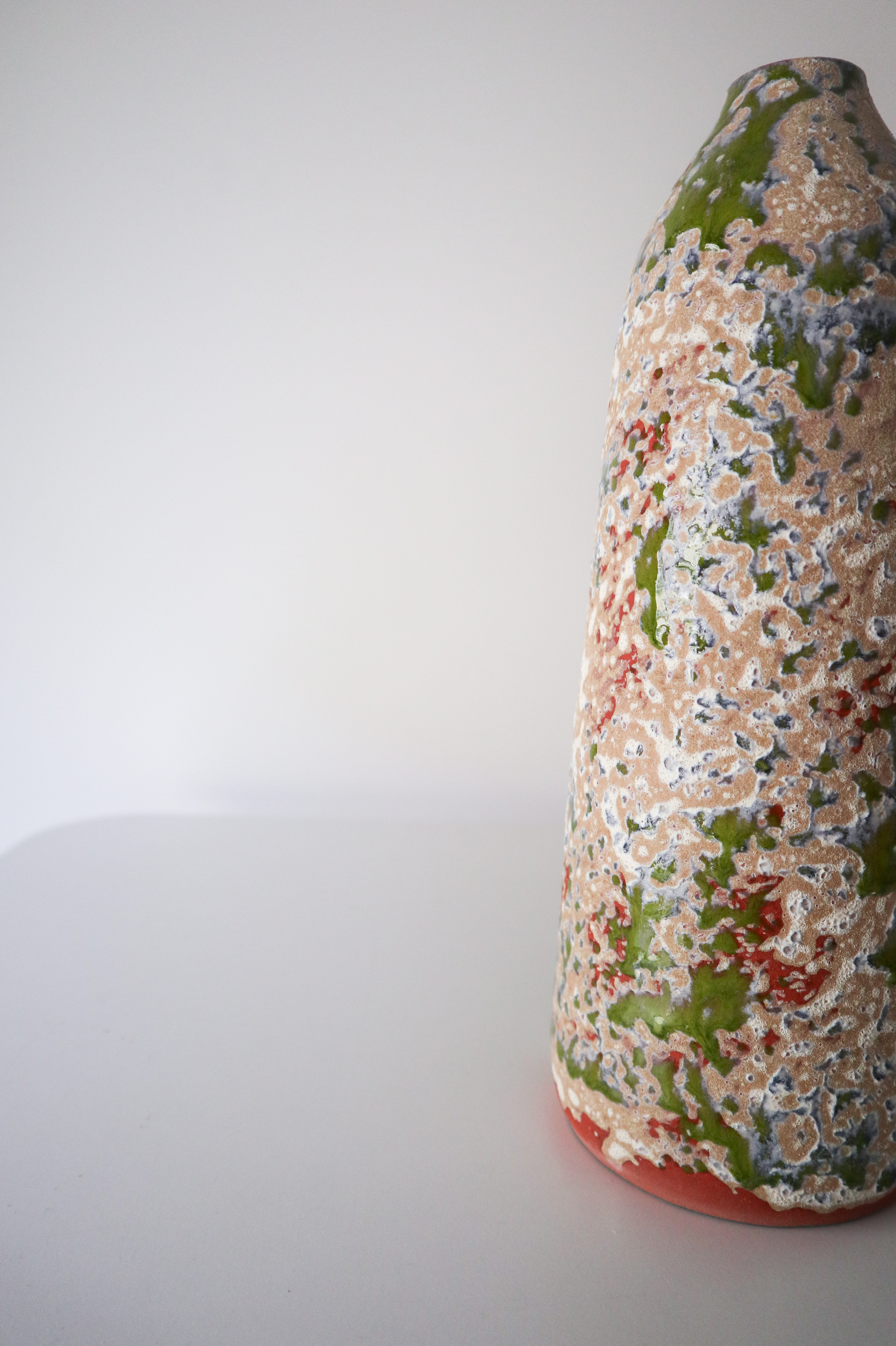 waterproof Textured Ceramic Vase • Wabi Sabi Organic Modern Pottery • Minimalist Home Decor Akebono