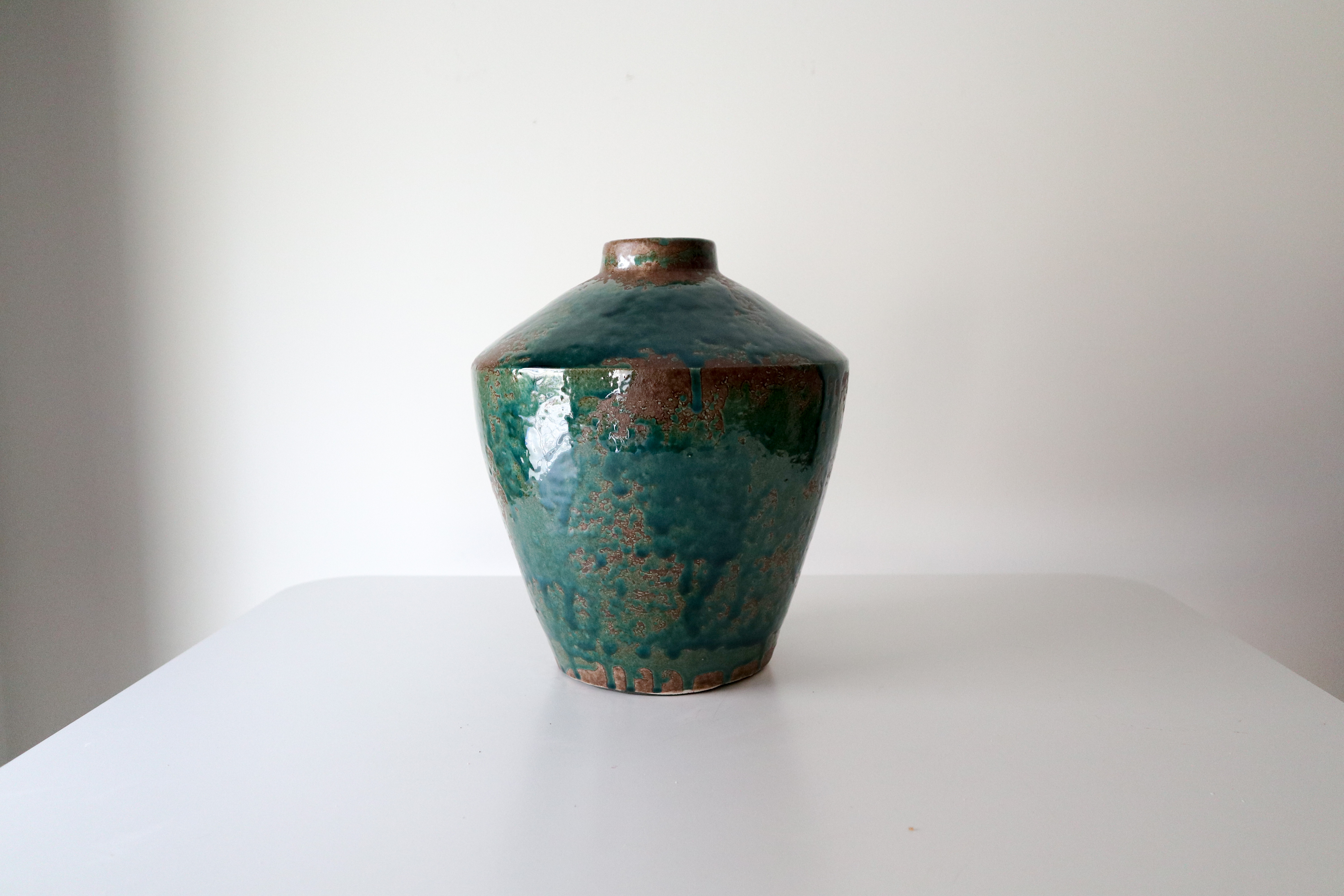 Textured Ceramic Vase • Wabi Sabi Organic Modern Pottery • Minimalist Home Decor Akebono