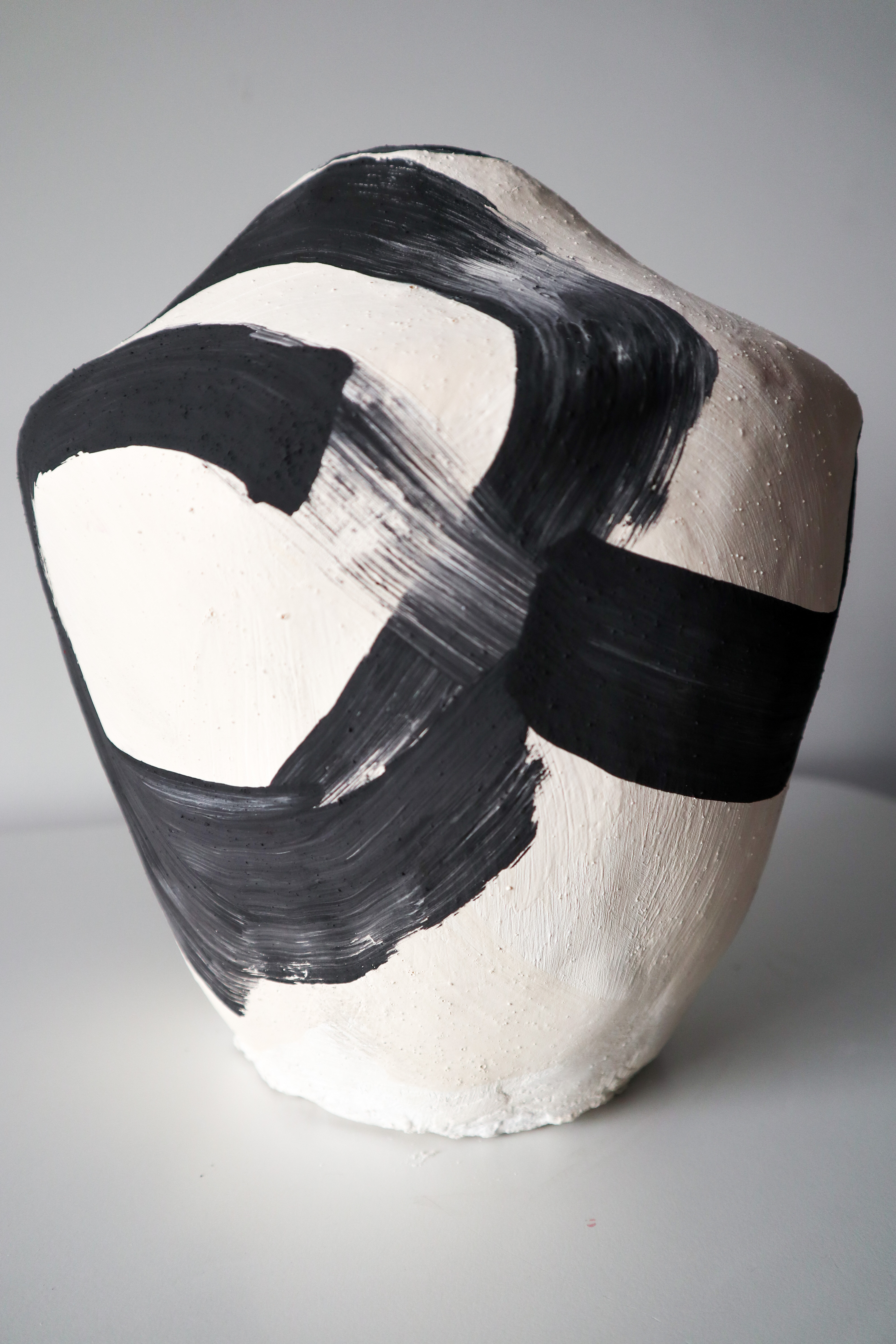 Sculptural Ceramic Vase • Wabi Sabi Organic Modern Pottery • Minimalist Home Decor Kasane
