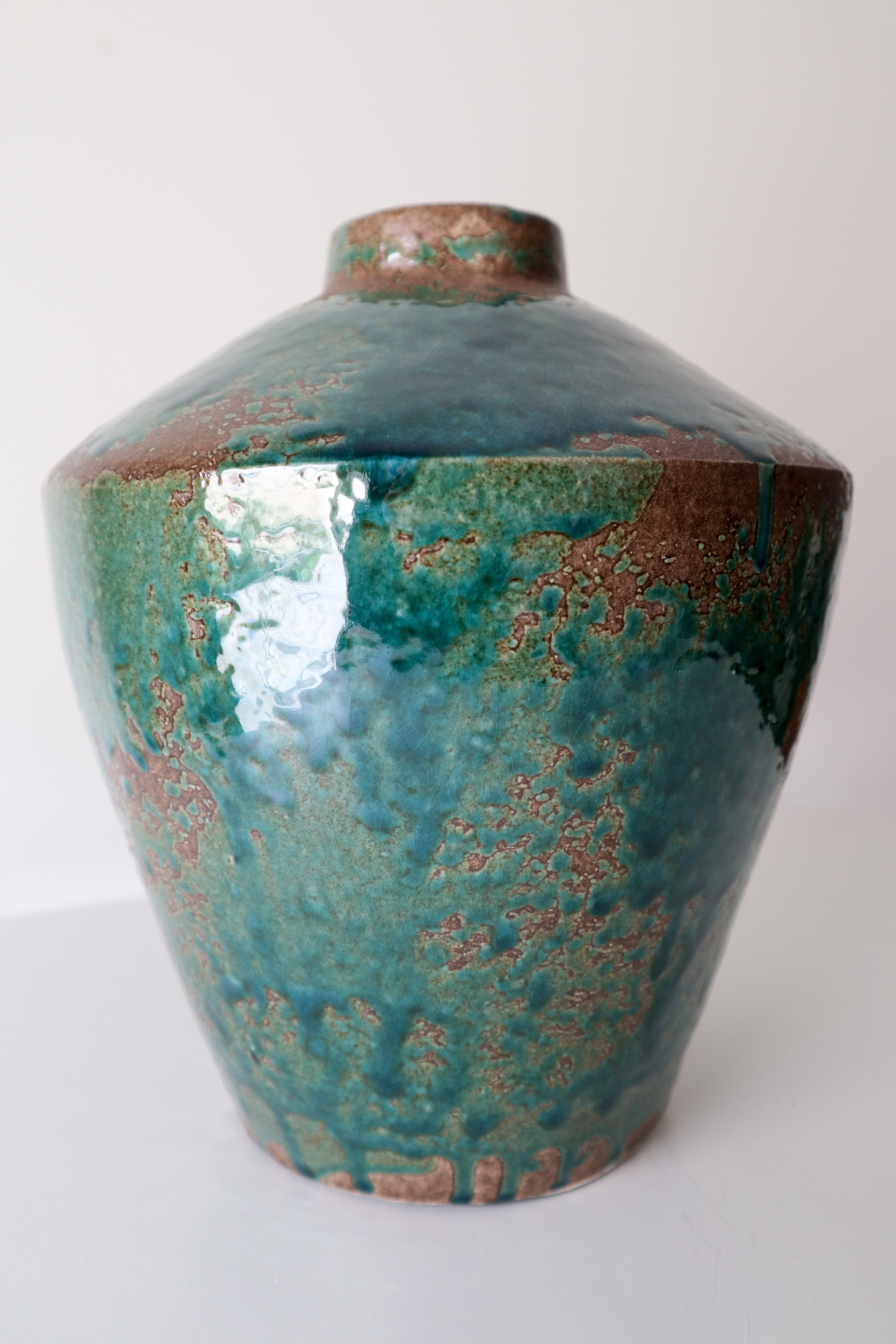 Textured Ceramic Vase • Wabi Sabi Organic Modern Pottery • Minimalist Home Decor Akebono