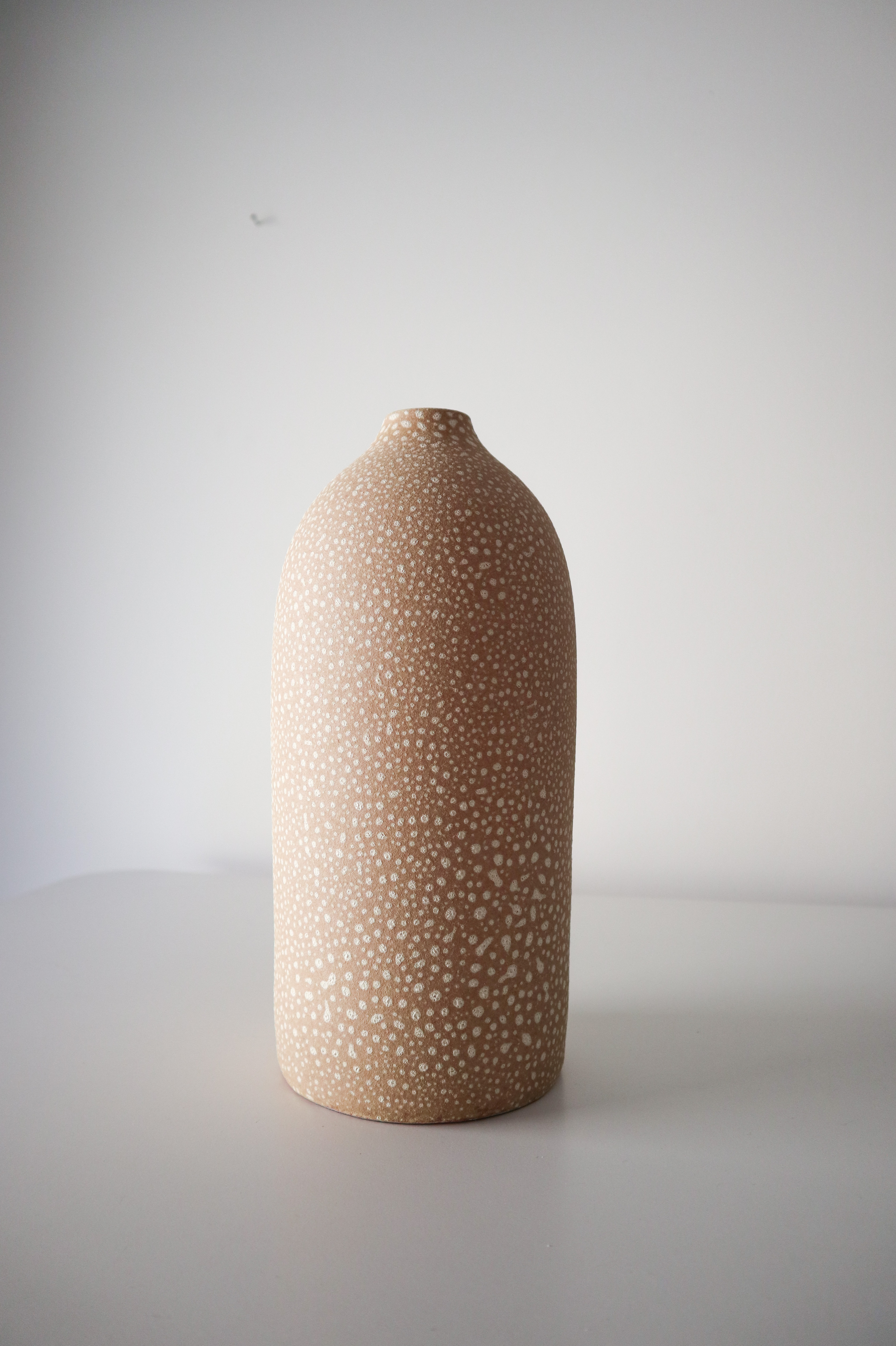waterproof Textured Ceramic Vase • Wabi Sabi Organic Modern Pottery • Minimalist Home Decor Mio