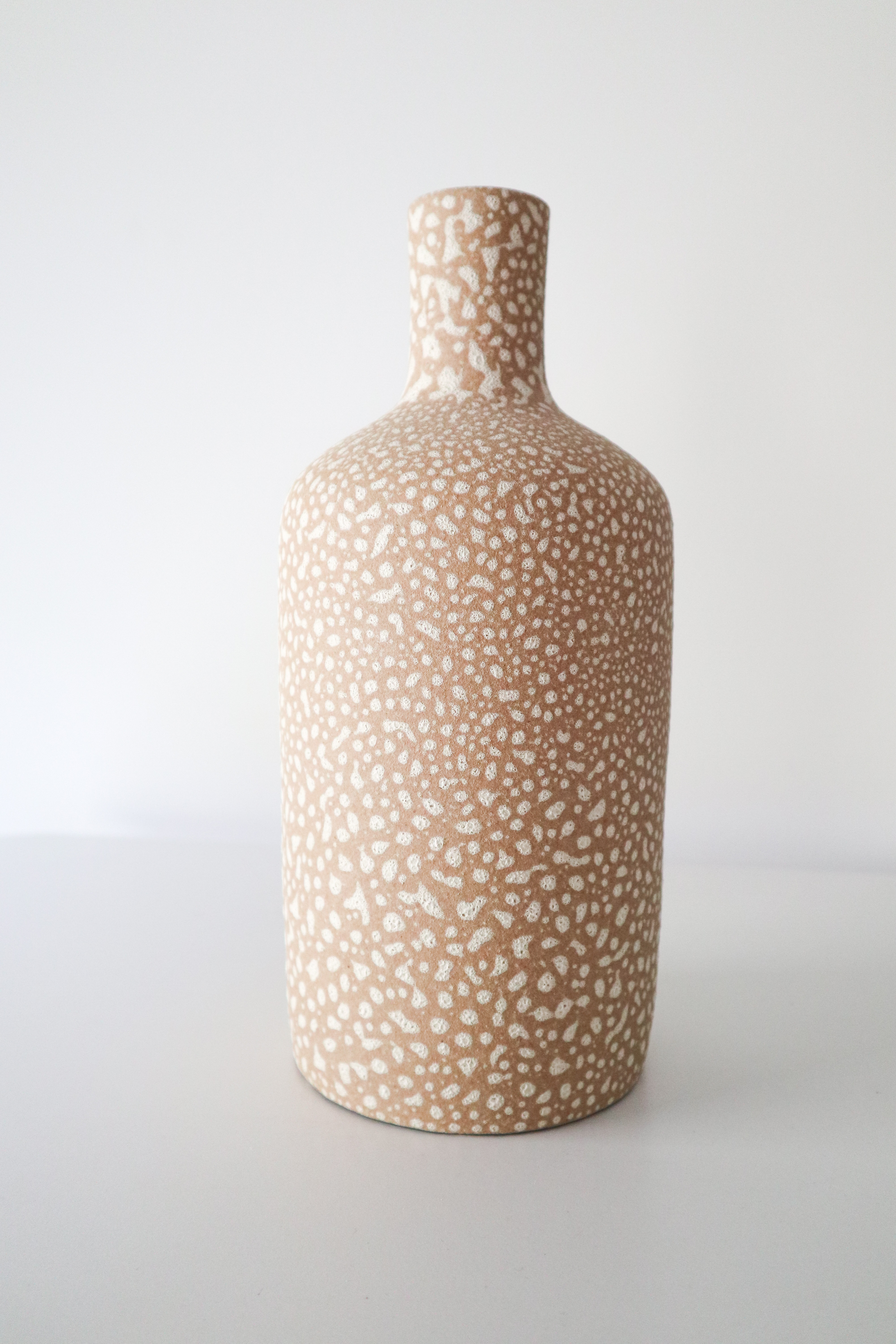 waterproof Textured Ceramic Vase • Wabi Sabi Organic Modern Pottery • Minimalist Home Decor Mio