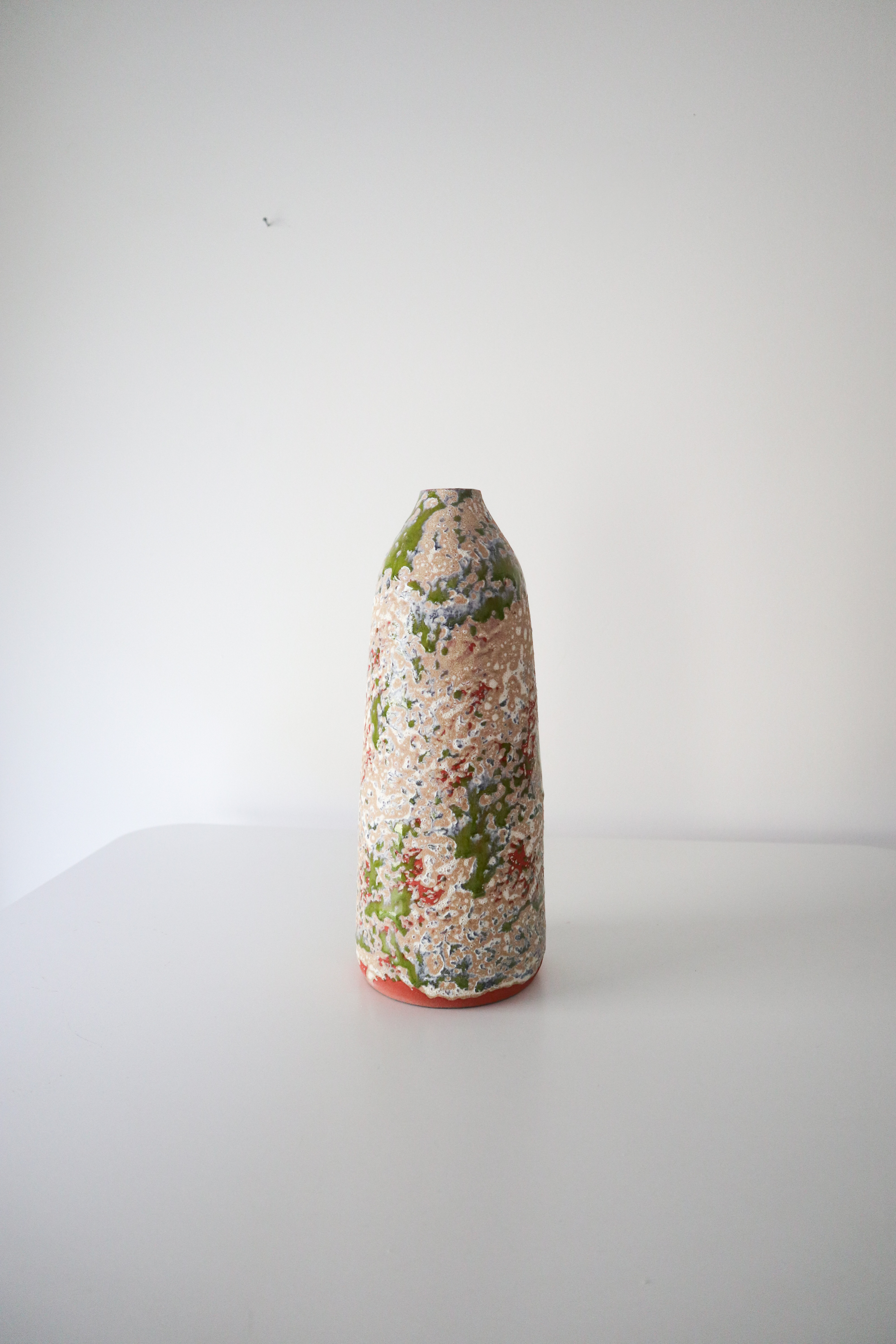 waterproof Textured Ceramic Vase • Wabi Sabi Organic Modern Pottery • Minimalist Home Decor Akebono