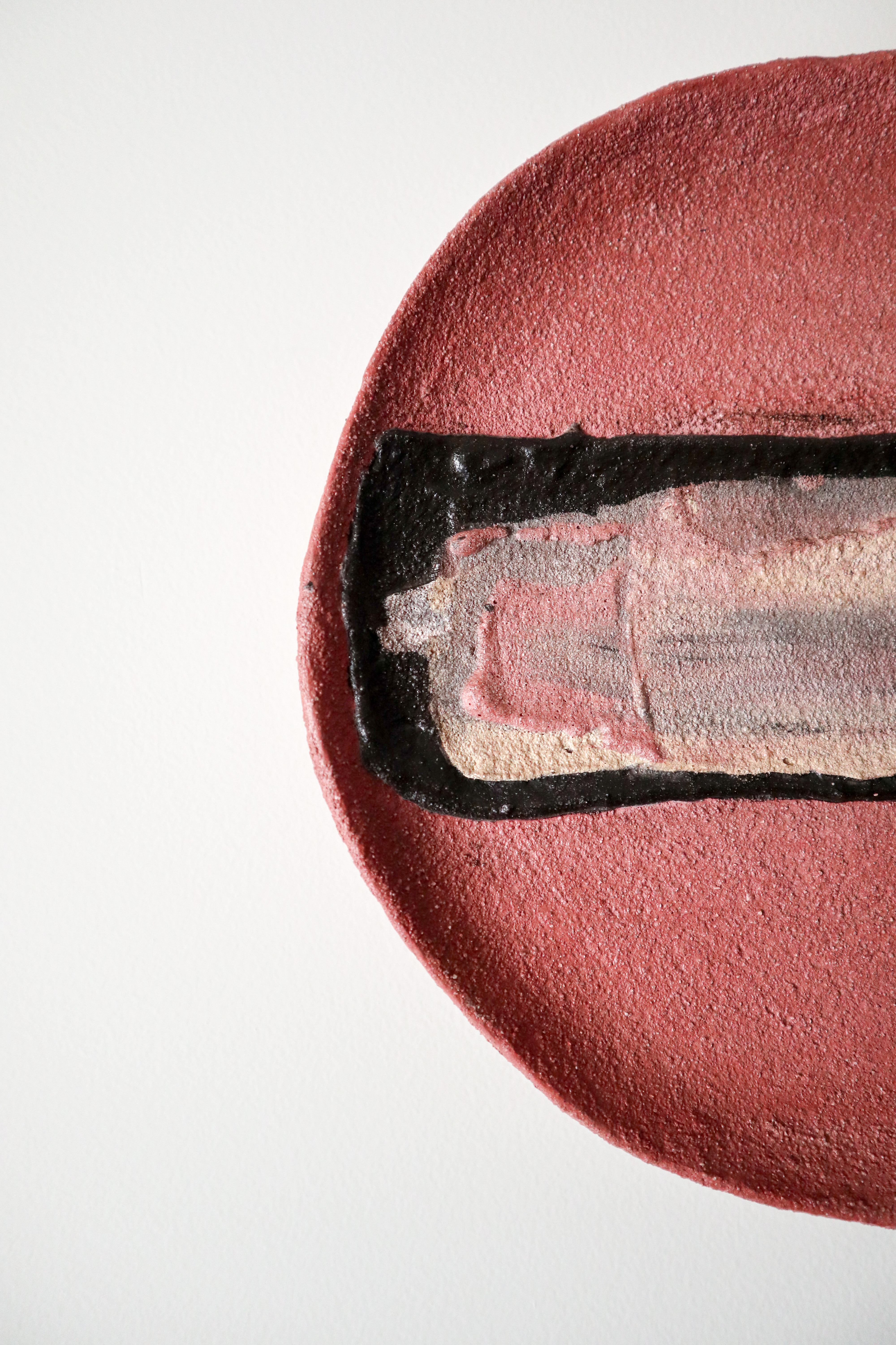  Wabi Sabi Wall Sculpture Plate Kurokawa 