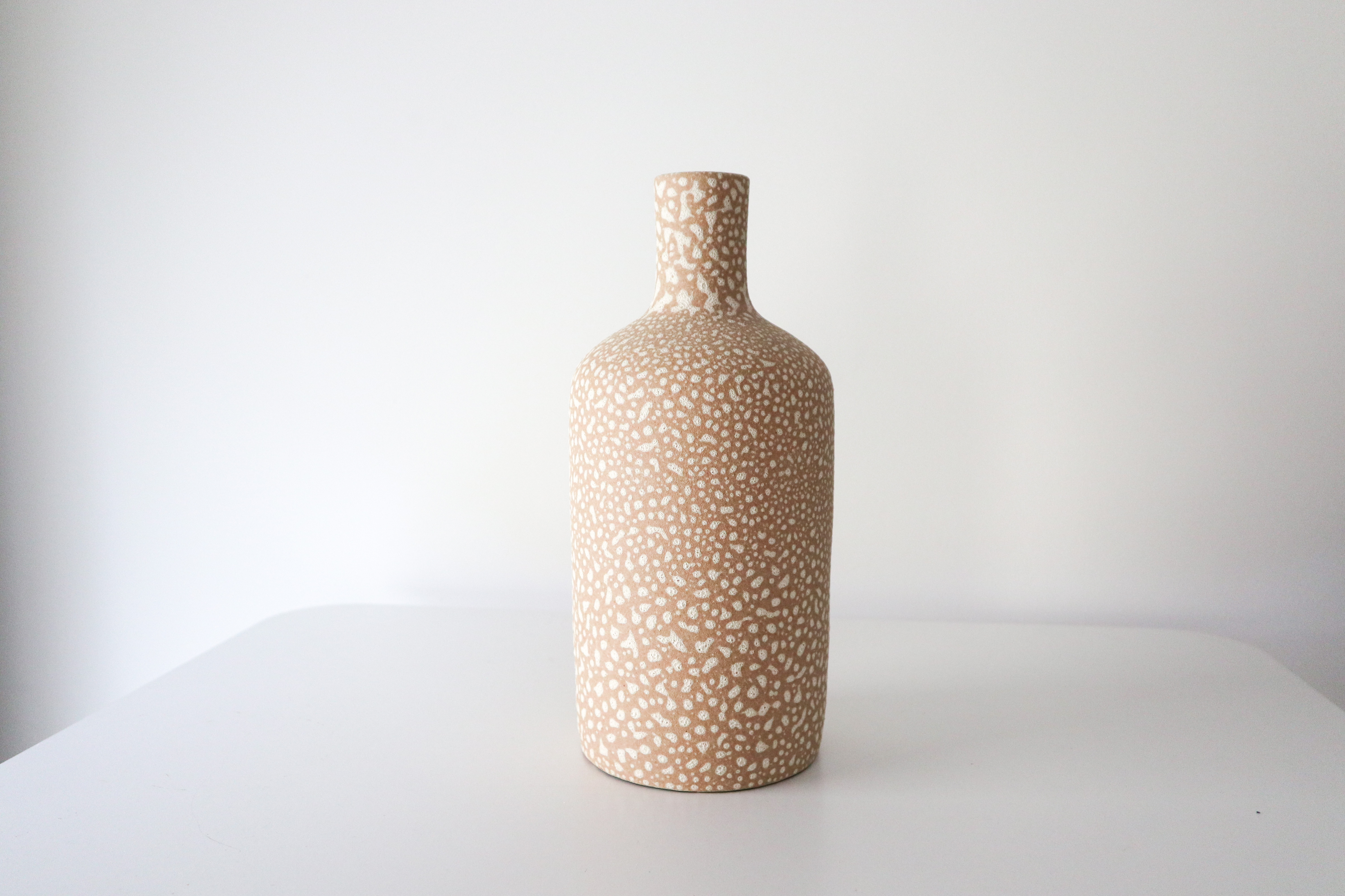 waterproof Textured Ceramic Vase • Wabi Sabi Organic Modern Pottery • Minimalist Home Decor Mio