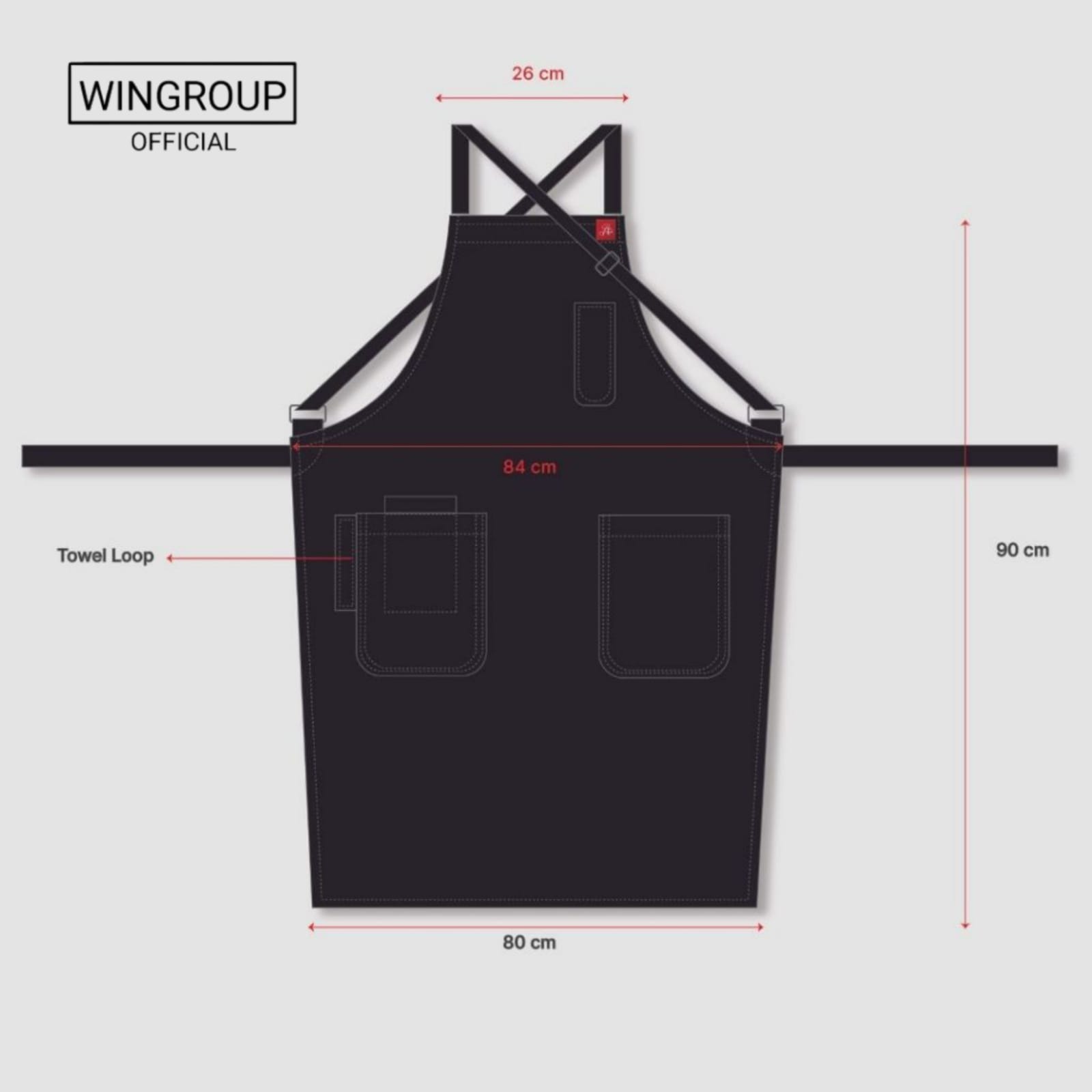 Apron Premium Hitam