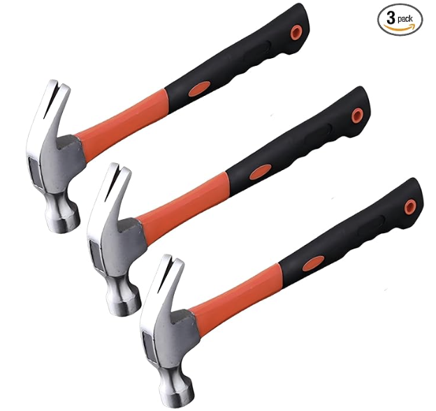 Claw Hammer Set (3-Pack)