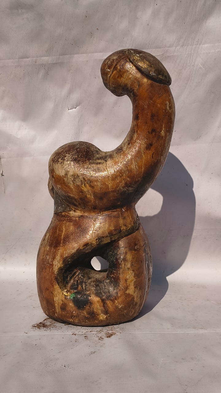 Abstract Wooden Sculpture