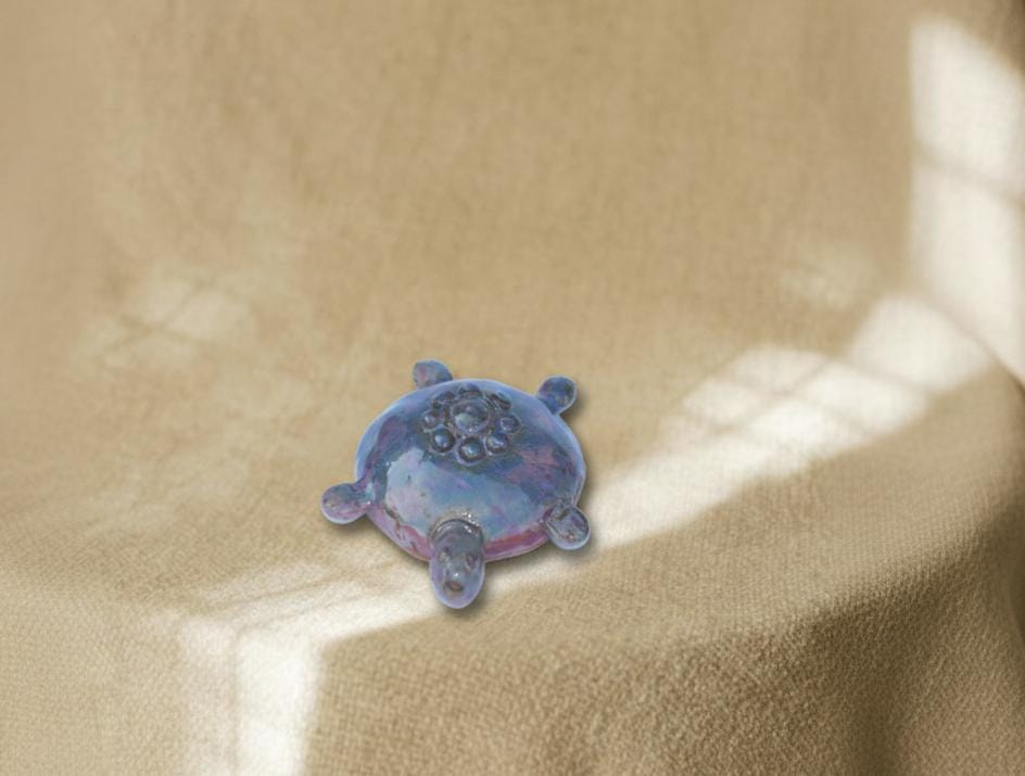 Ceramic Turtle Figurine