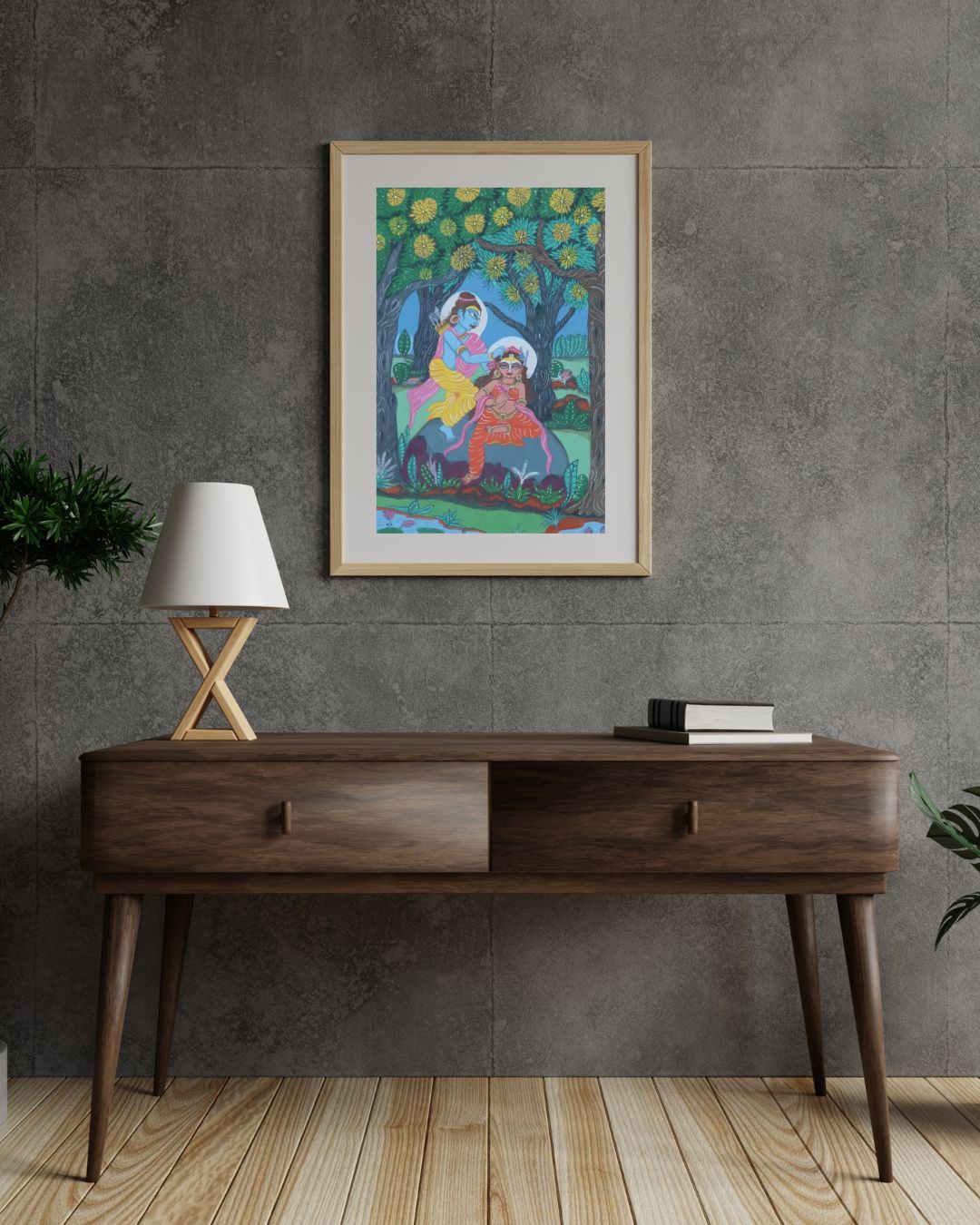 Ram sita Pattachitra paining