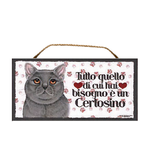 51 Targa decorativa Certosino