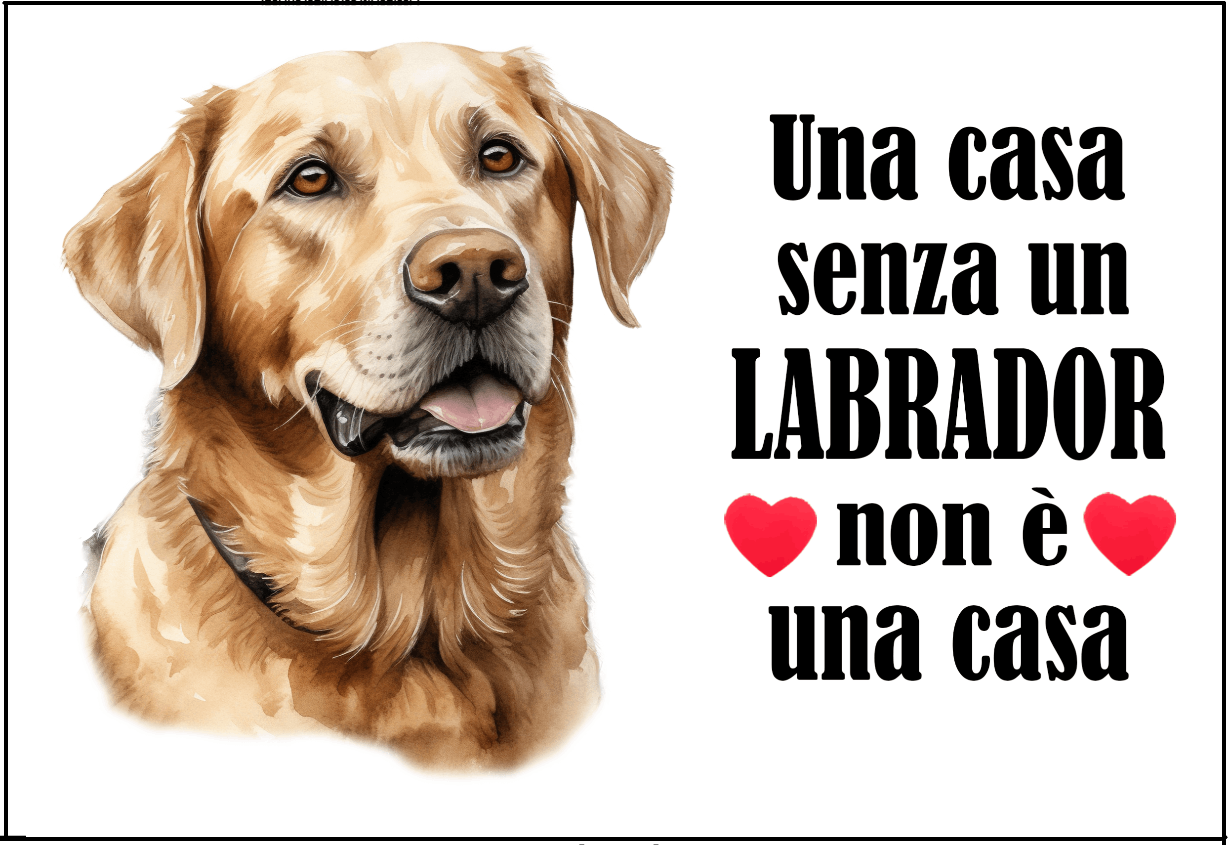 C015 Magnete da frigo  LABRADOR BEIGE