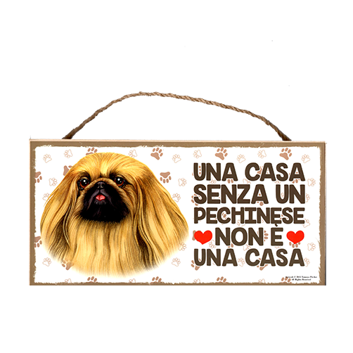 37 Targa decorativa Pechinese