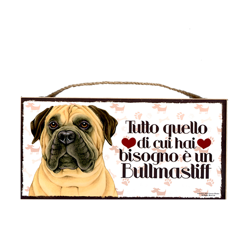 16 Targa decorativa Bullmastiff