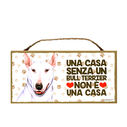 13  Targa decorativa Bull Terrier