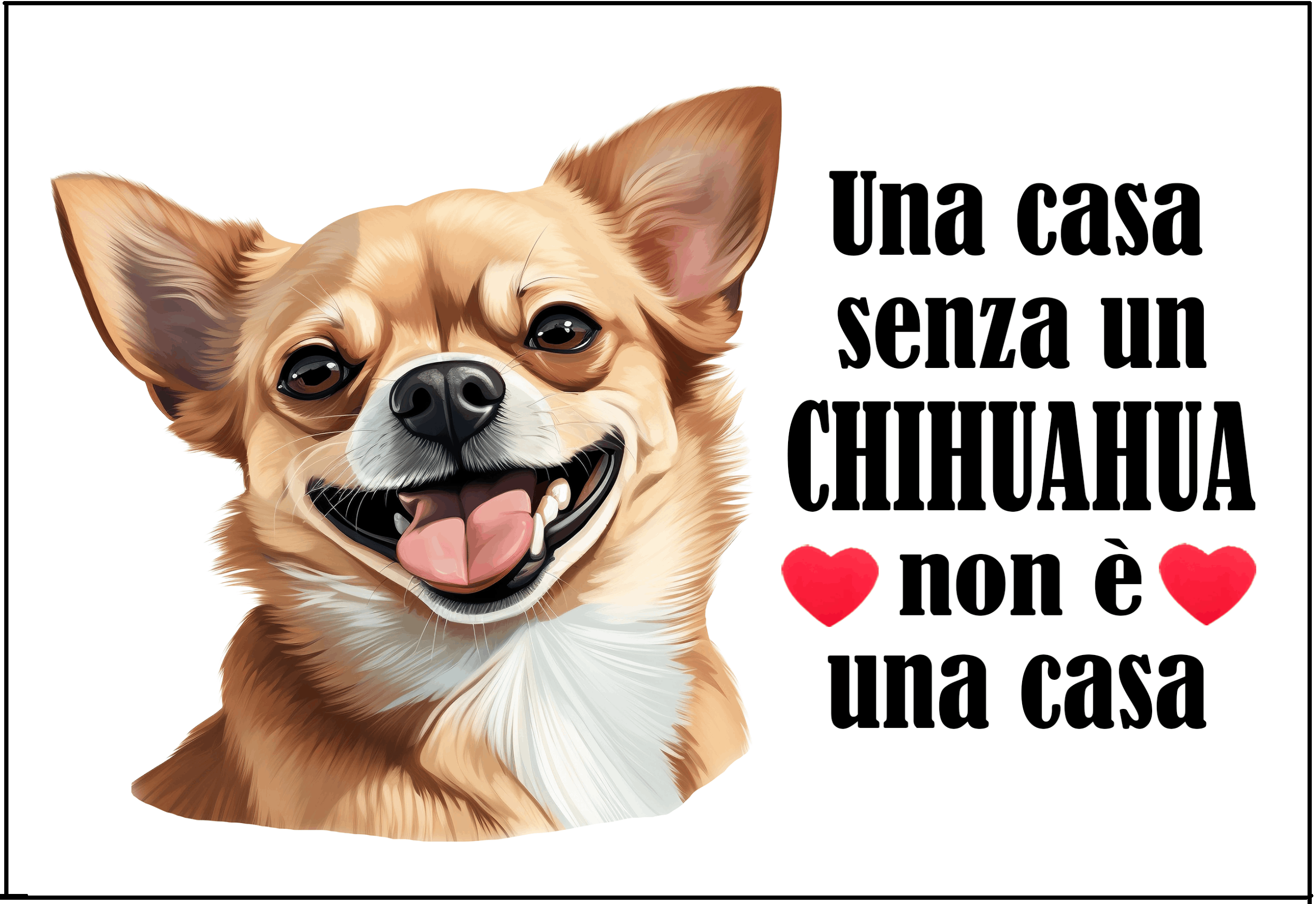 C005 Magnete da frigo Chihuahua 