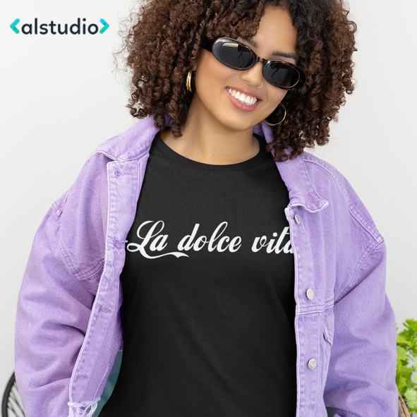 T-shirt 'La dolce vita'