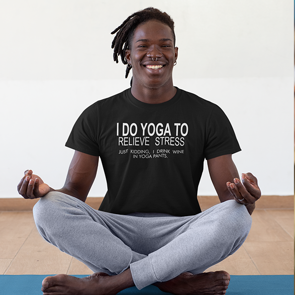 T-shirt Yoga Divertente