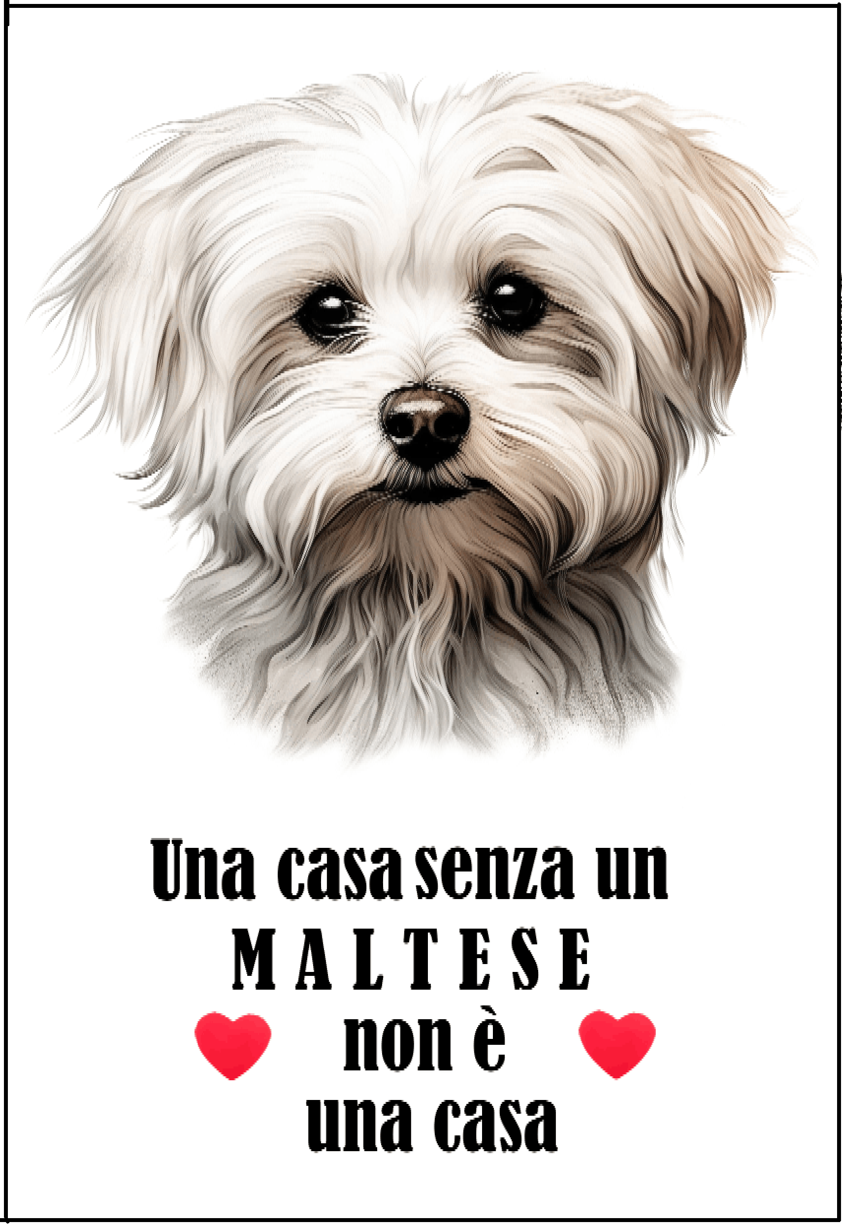 C018 Magnete da frigo MALTESE