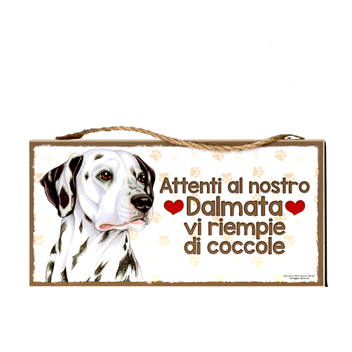 23 Cartello decorativo Dalmata