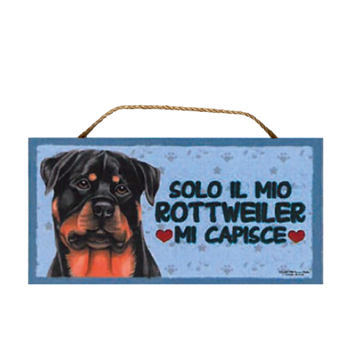 42 Targa decorativa Rottweiler