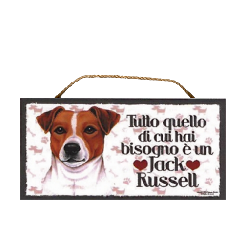 28 Targa Decorativa Jack Russell