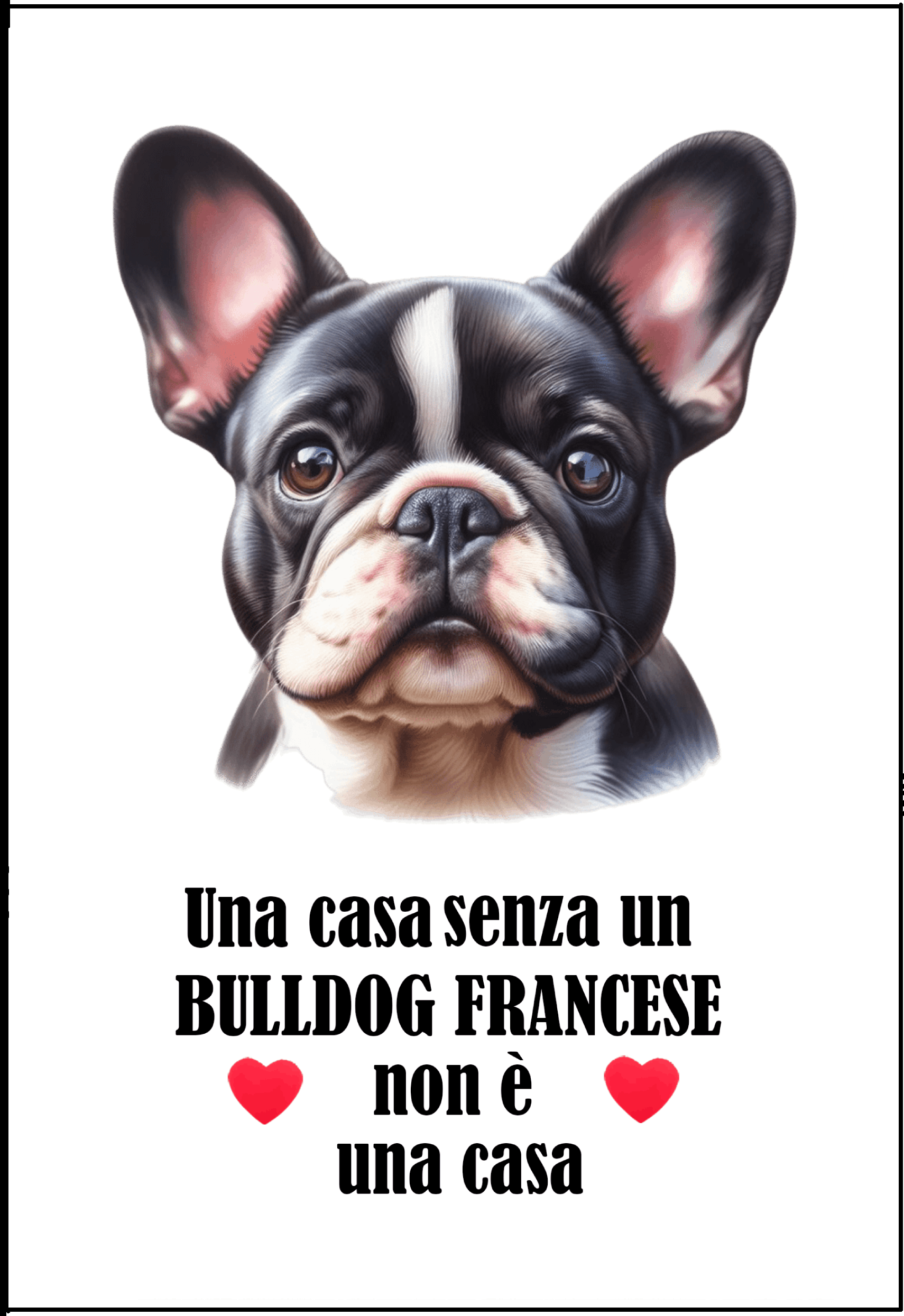 C026 Magnete da frigo BULLDOG FRANCESE