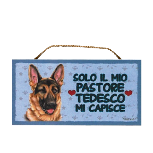 36 Targa decorativa Pastore Tedesco