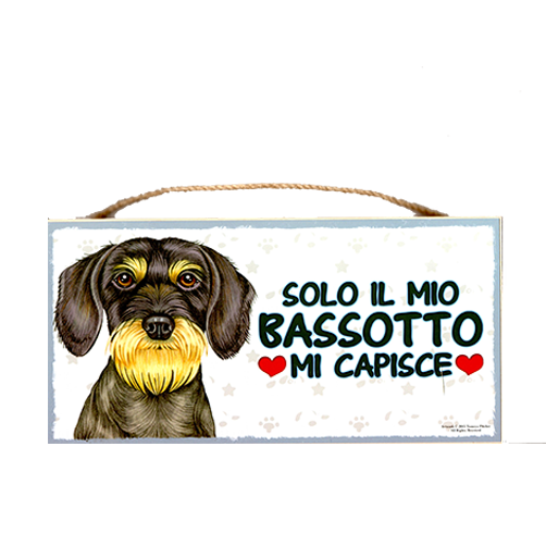06 Cartello Bassotto a pelo lungo
