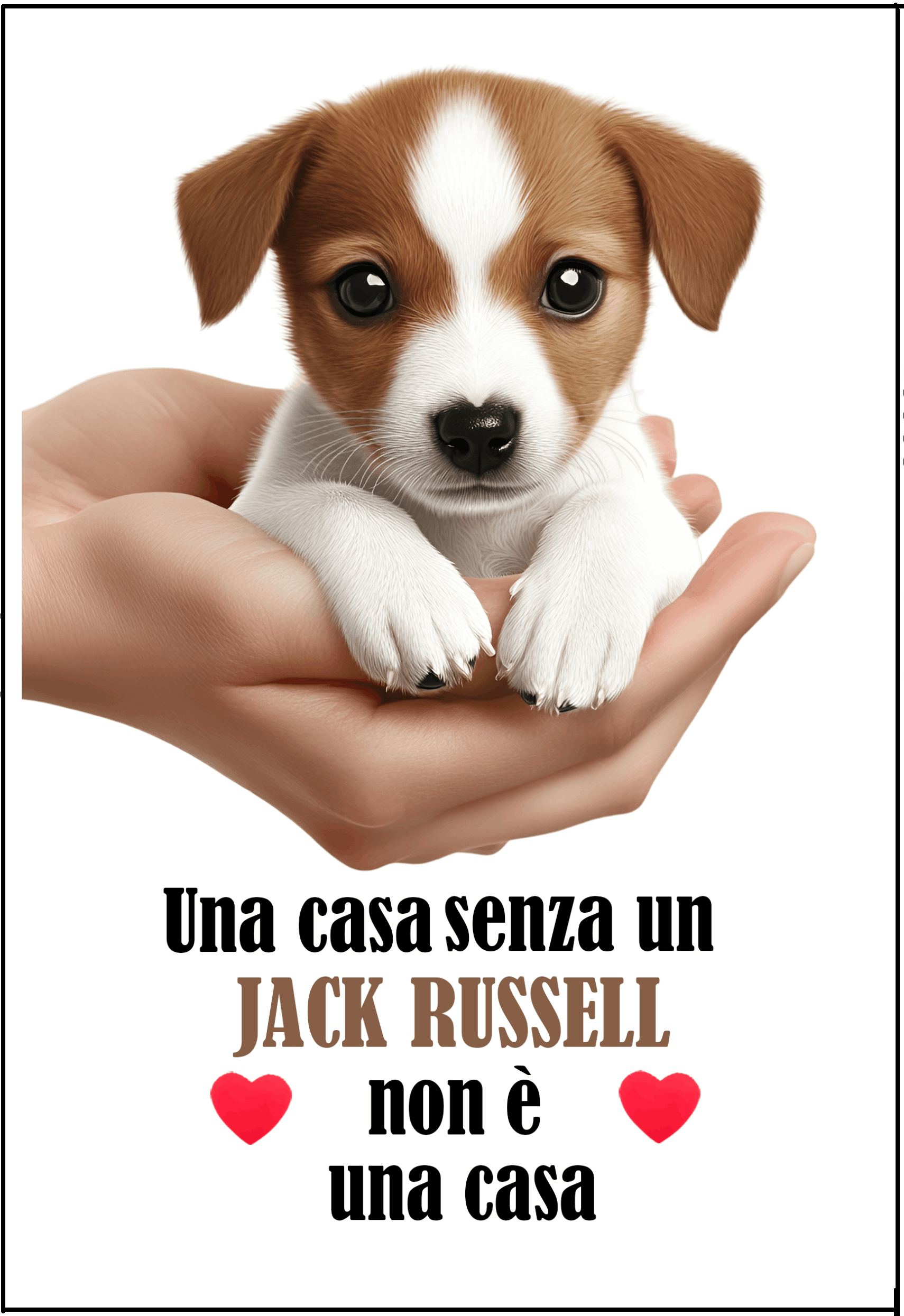 C021Magnete da frigo JACK RUSSELL B