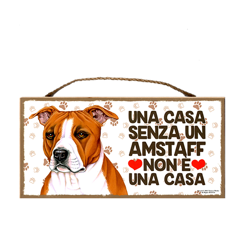 01 Targa Decorativa Amstaff