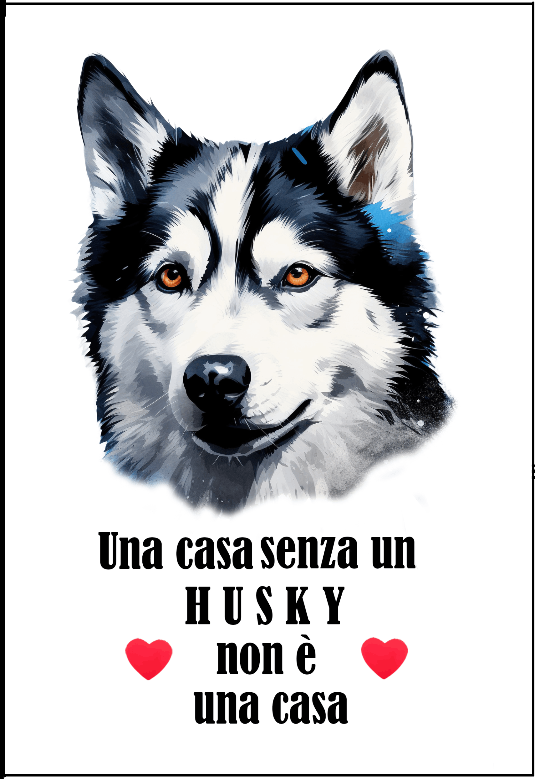 C022 Magnete da frigo HUSKY