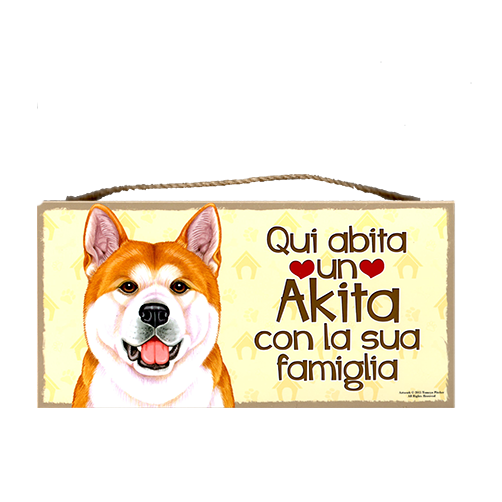 02 Targa decorativa Akita