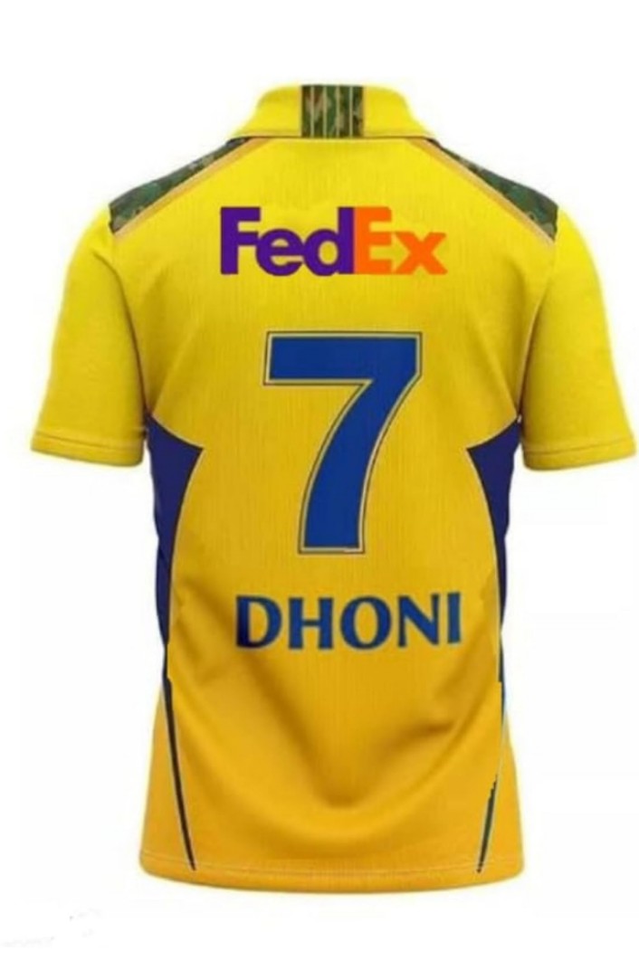 Chennai Super Kings Dhoni Jersey