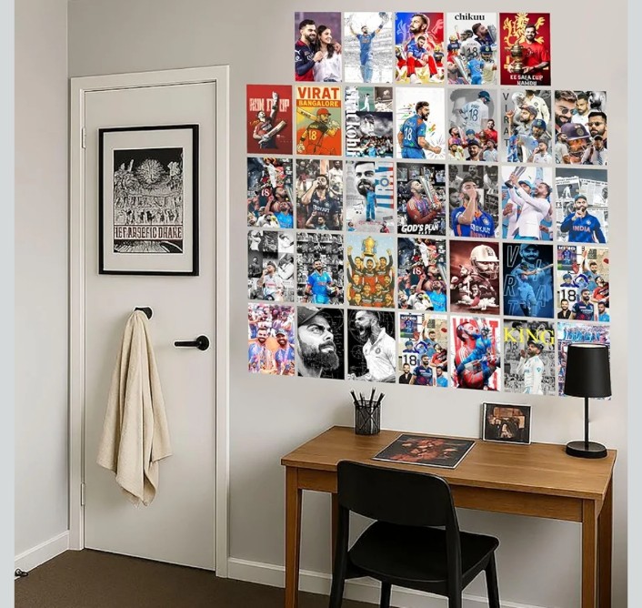 Cricket Legends Wall Poster Set 0f 33