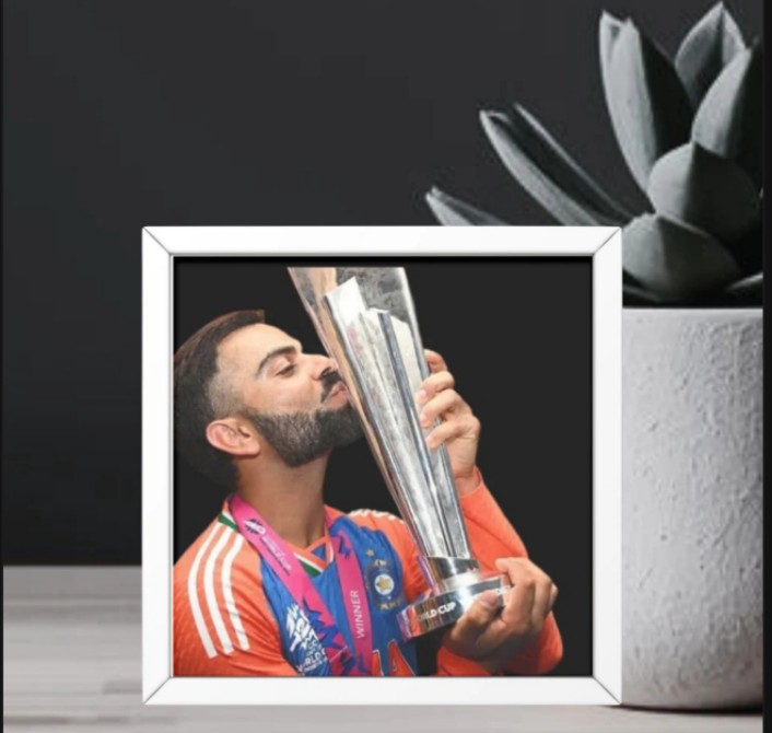 Viratkholi t20  cup mini frame 4x4