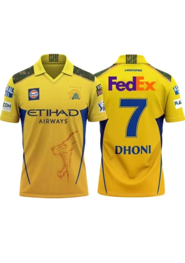 Chennai Super Kings Dhoni Jersey