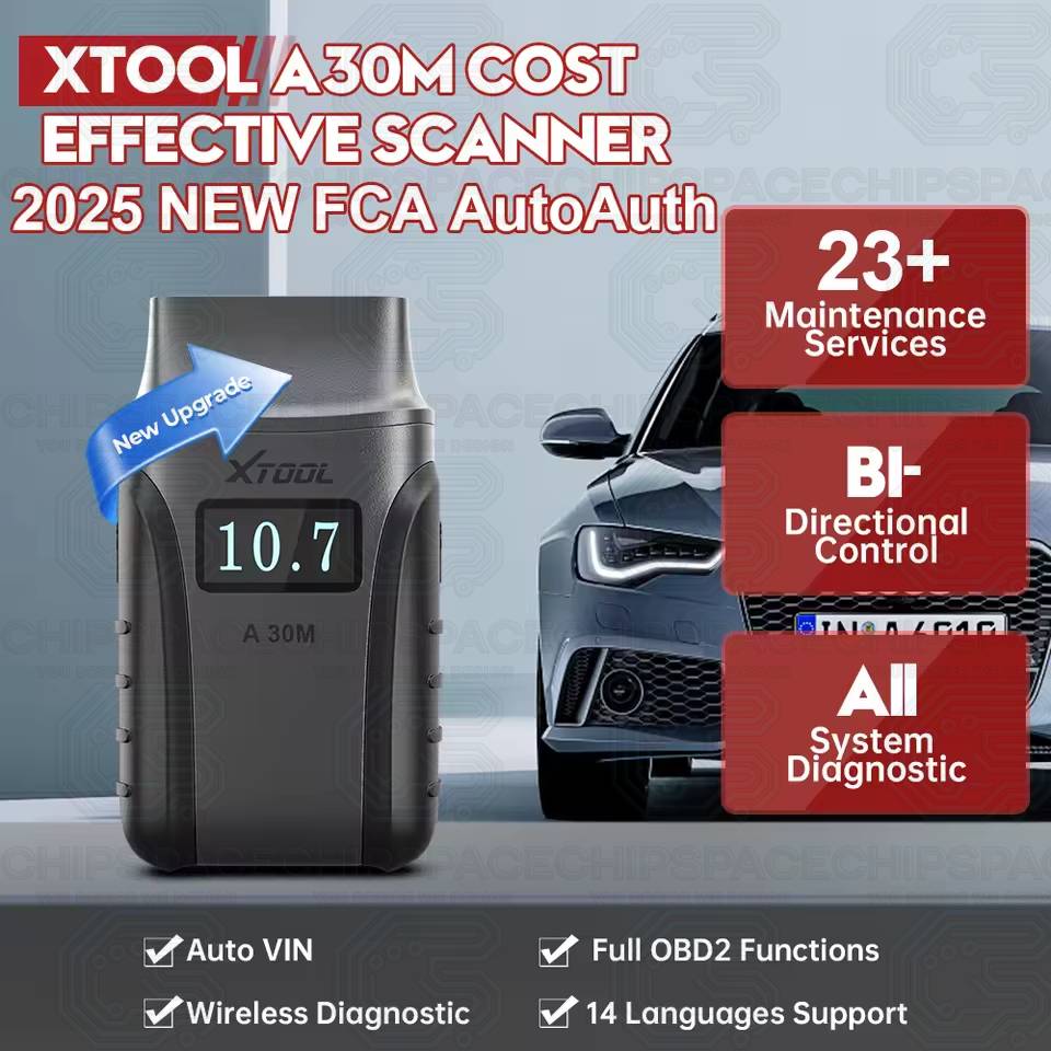 XTOOL Anyscan A30M Wireless BT Scanner l Android & iOS Bi-Directional Scan Tool
