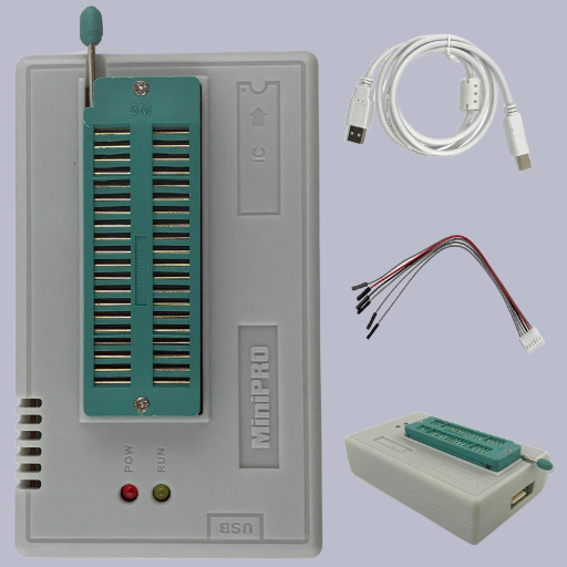 TL866II Plus minipro High-Speed eeprom programmer with 10 adapters