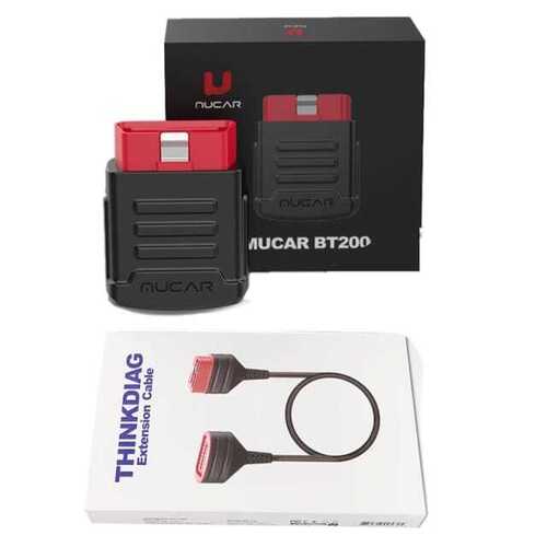 MUCAR BT200 OBD2 Scanner for Cars Full System Diagnost Free Lifetime Update 15 Reset Diagnostic Tools Car Code Reader Scan Tools