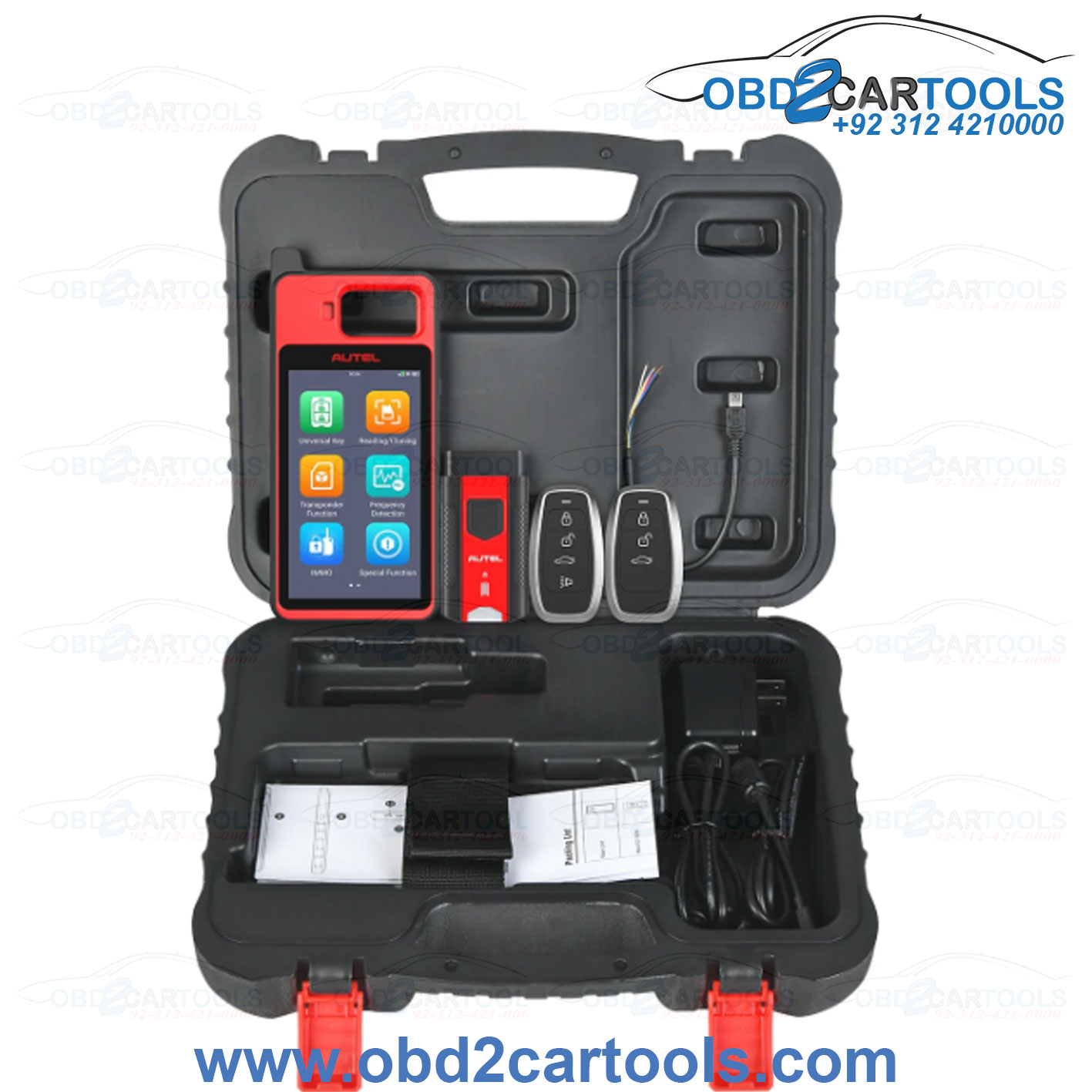 Autel MaxiIM KM100 Key Programmer Immobilizer IMMO | Learning Chip Read/Write & Cloning Frequency | BMW Volkswagen Toyota Honda