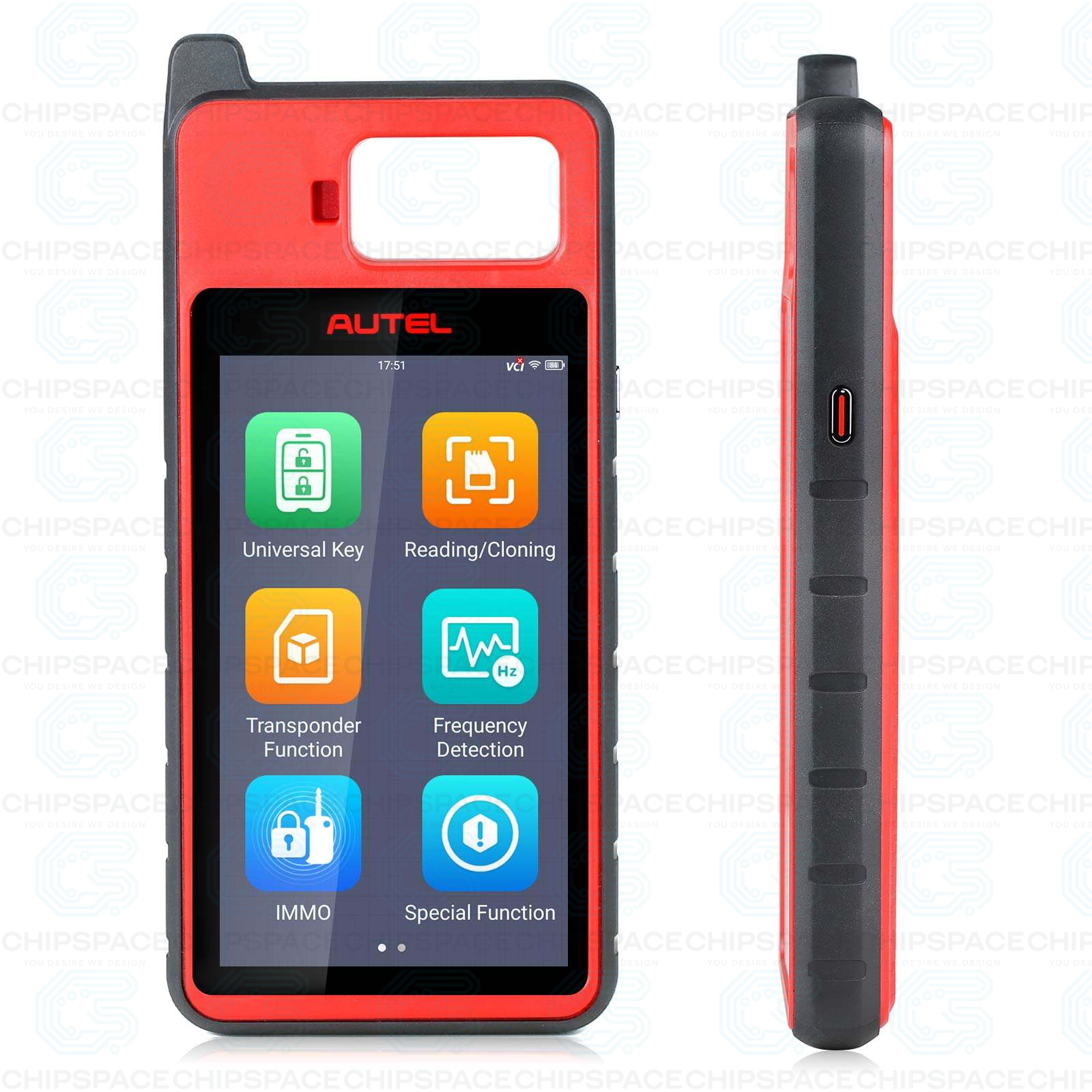 Autel MaxiIM KM100E Key Programmer Immobilizer IMMO | Learning Chip Read/Write & Cloning Frequency | BMW Volkswagen Toyota Honda