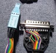 A6 SOIC8 to DB-25 Clip Cable for Carprog IC Programmer