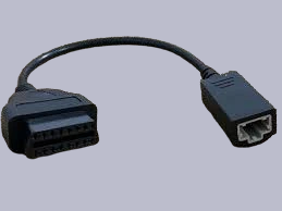 Honda OBD2 OBDII Connector Cable | 3 Pin to 16 Pin Diagnostic Tool