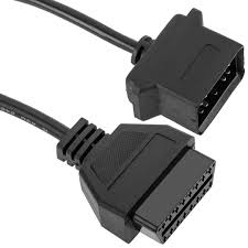 Toyota 17Pin to OBD2 OBDII 16Pin Female Car Diagnostic Extension Cable