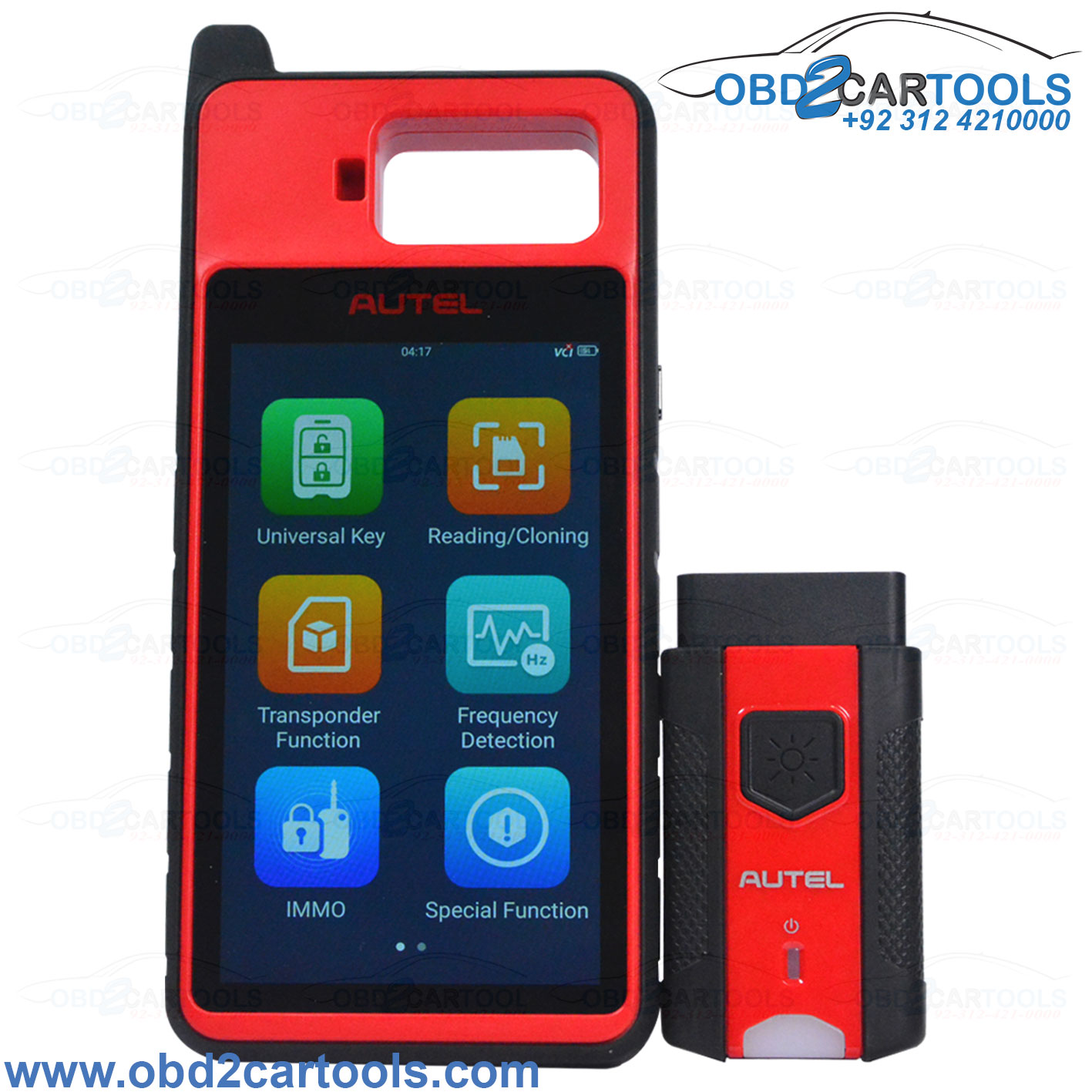 Autel MaxiIM KM100 Key Programmer Immobilizer IMMO | Learning Chip Read/Write & Cloning Frequency | BMW Volkswagen Toyota Honda