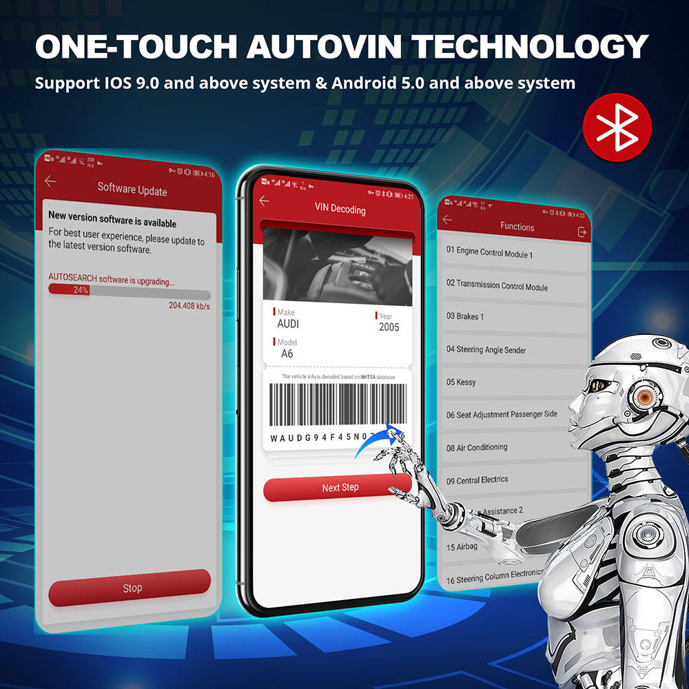 THINKCAR THINKDIAG 2 Automotive Diagnostic Device with Diagzone Offline Software 1 year Free Updates