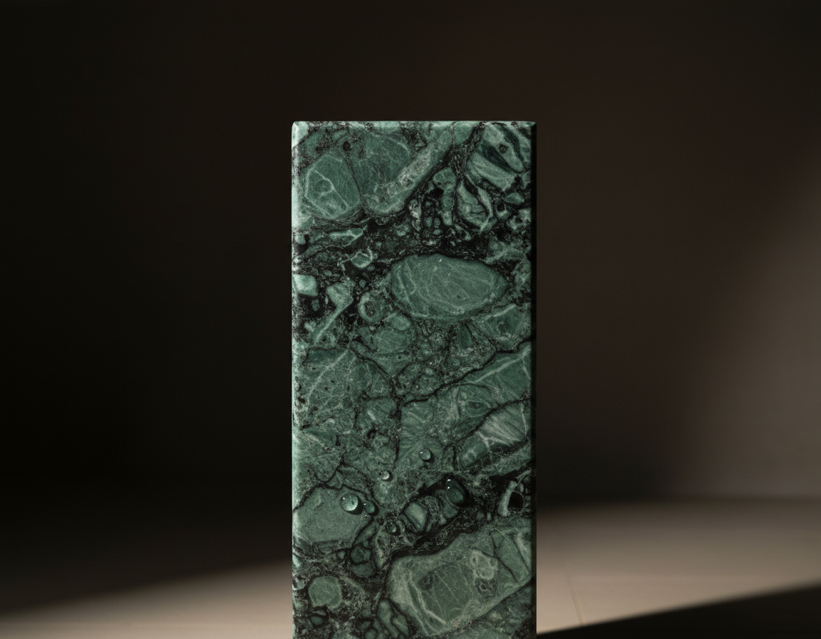Green Marble Plinth